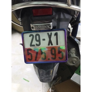 Dán biển số 7 màu