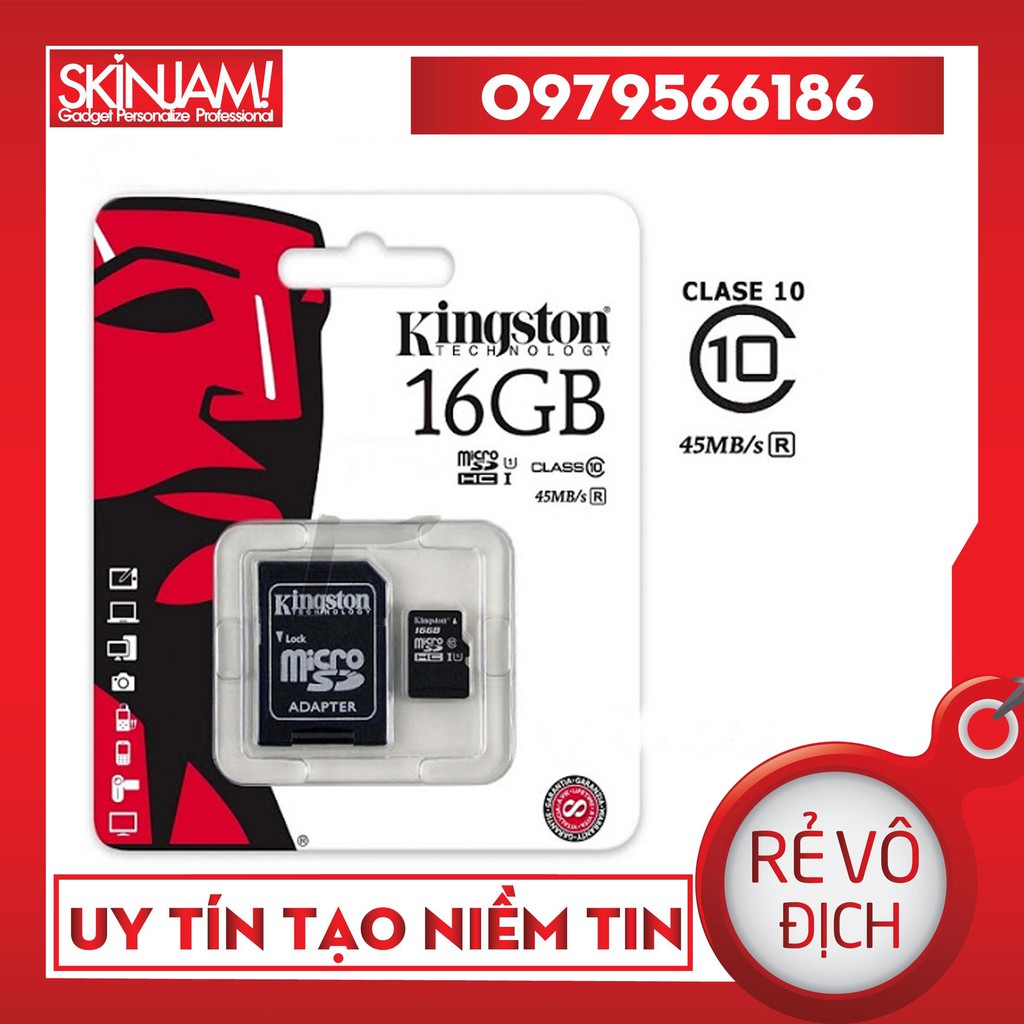 Thẻ Nhớ KINGTON/ SANDISK MICRO SDHC 128GB, 64GB, 32GB, 16GB,8GB,4GB - Bảo hành 5 năm | WebRaoVat - webraovat.net.vn