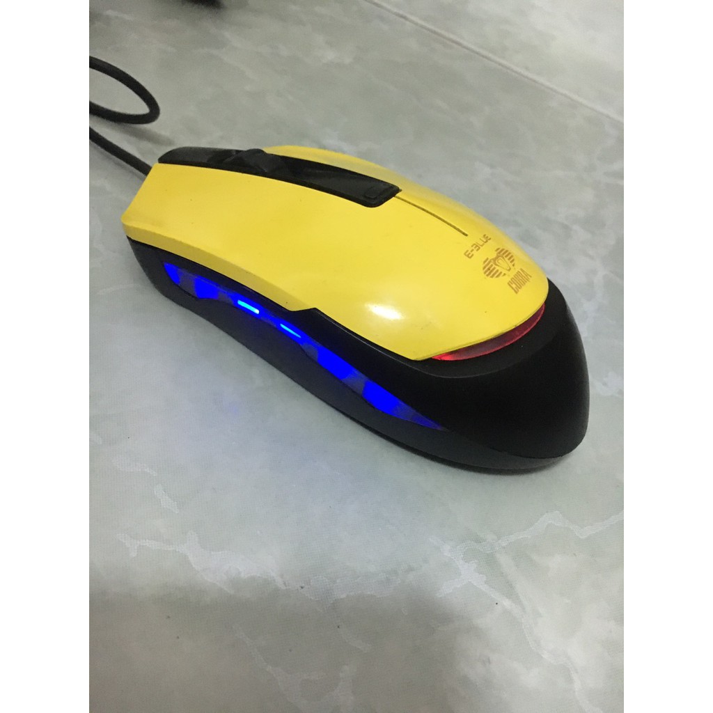 <FREESHIP>Chuột chuyên Game E-Blue Cobra esm146 đèn Led thanh lý phòng net đang sử dụng tốt - Máy tính Hiệp Phát