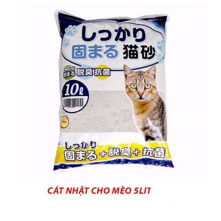 Cát vệ sinh Nhật Bản 5Lit cho Mèo
