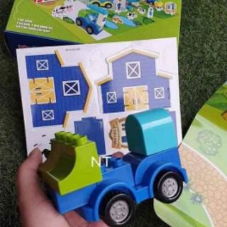 🌺Bộ lắp ráp 3D trang trại Friso