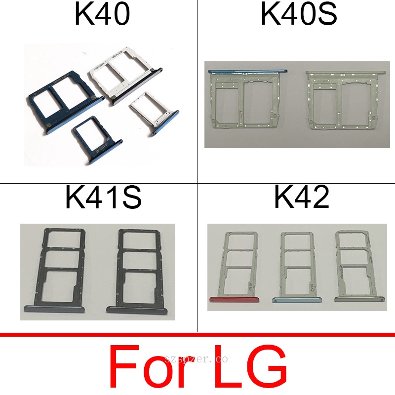Khay Đựng Sim Điện Thoại Thay Thế Cho LG K40 K40S K41S K42