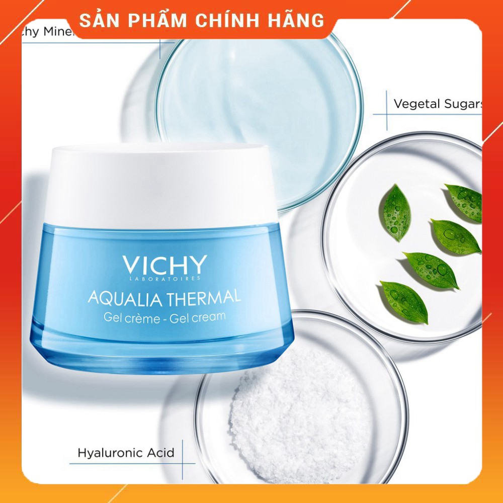 CHÍNH HÃNG DƯỠNG ẨM CẤP NƯỚC VICHY AQUALIA THERMAL GEL CREAM CHO MỌI LOẠI DA 50ML