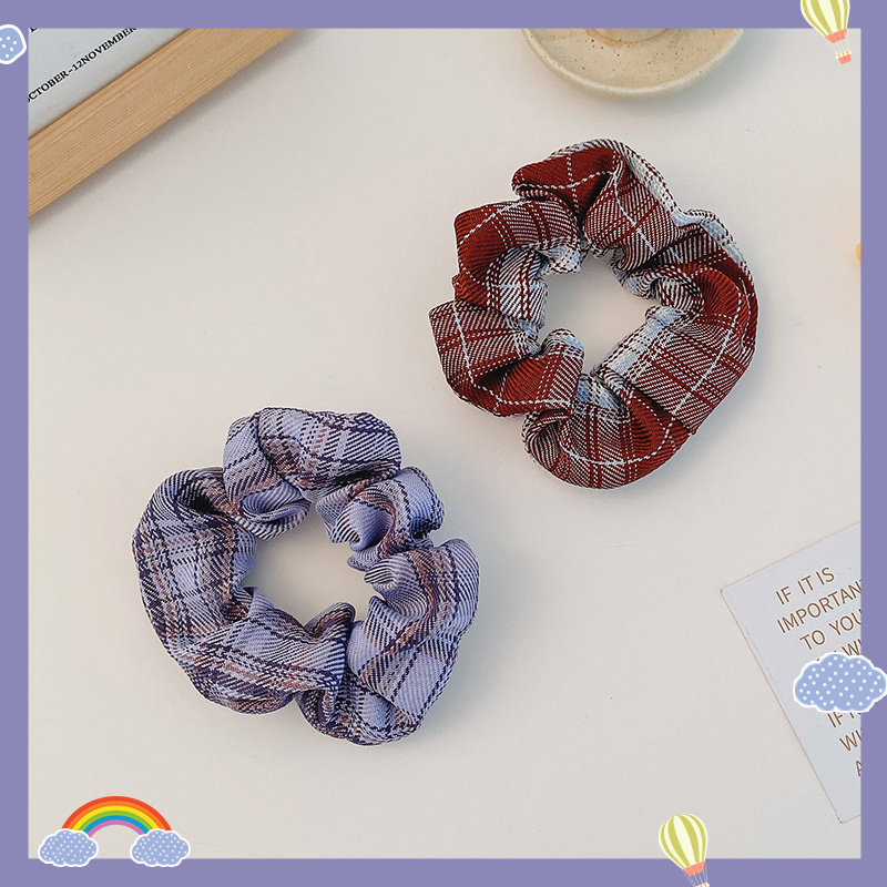 Set 1 / 2 / 4 Dây Buộc Tóc Co Giãn Thời Trang Hàn Quốc