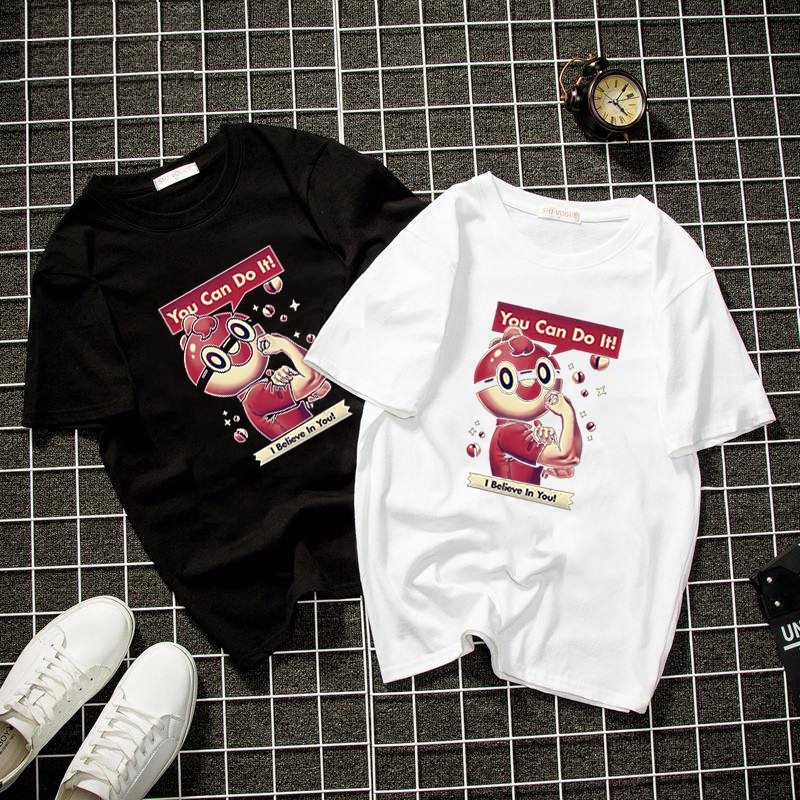 Áo thun form rộng unisex you can do it  vải dày mịn 2020T2539