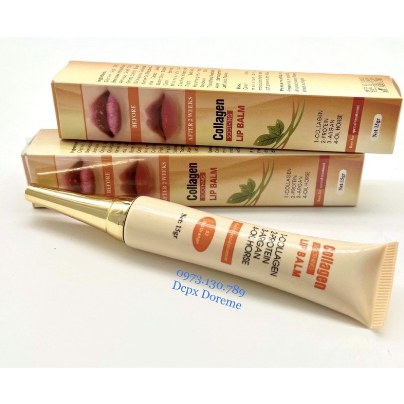 Dưỡng Collgen Lip Balm kích màu môi loại 1 /Dcpx Doreme