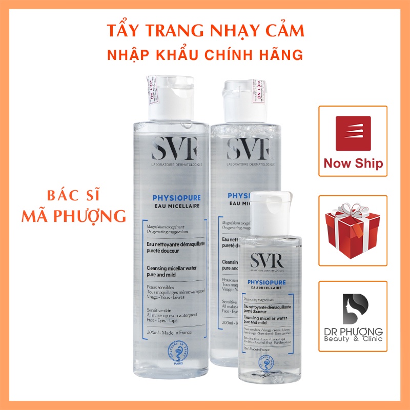 [CHÍNH HÃNG] Tẩy trang nhạy cảm SVR Physiopure Eau Micellaire