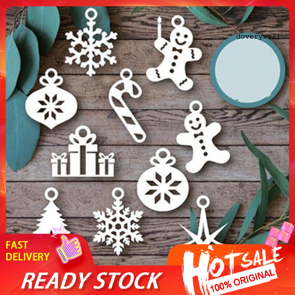 Khuôn Cắt Giấy Trang Trí Hình Cây Thông Giáng Sinh