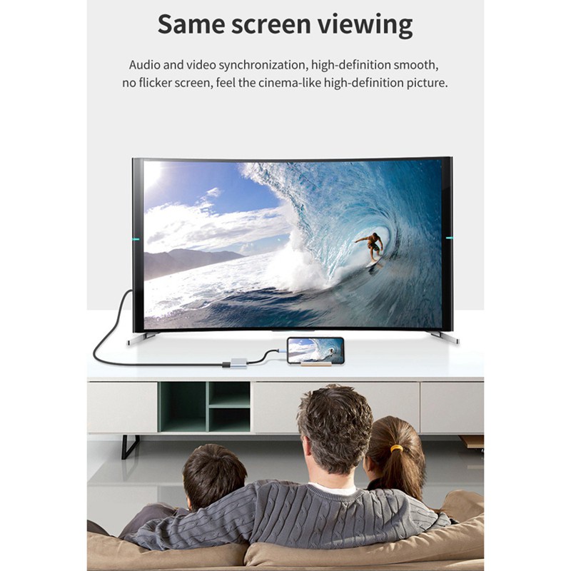 Bộ Chuyển Đổi Hub Type-C Sang Hdmi 4k Usb C | BigBuy360 - bigbuy360.vn