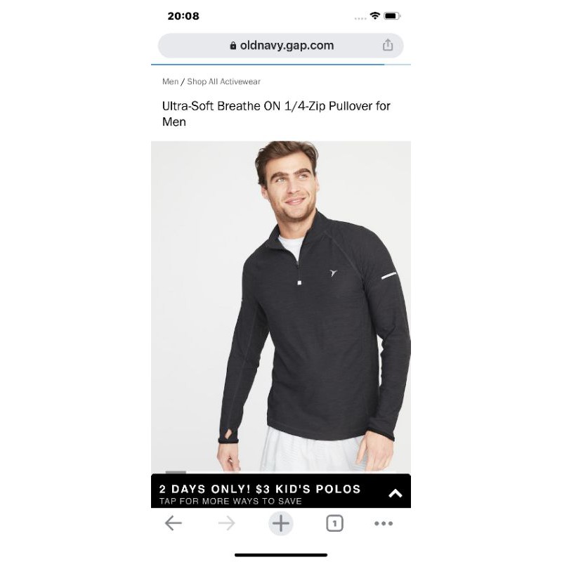 Áo thể thao phát quang O L D N A V Y