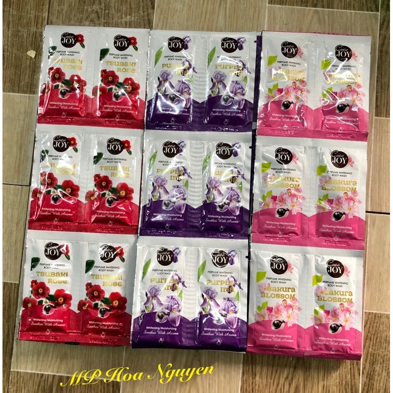 SỮA TẮM TRẮNG DA HƯƠNG NƯỚC HOA COCO JOY TẶNG KÈM DÂY