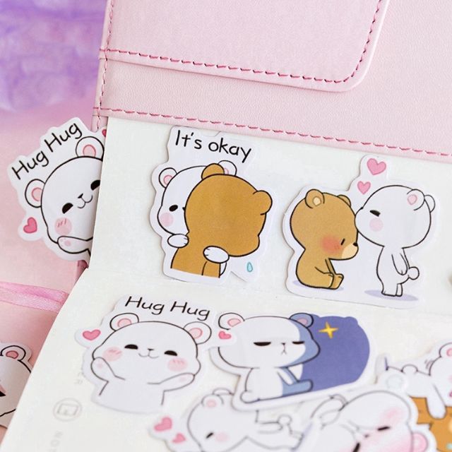 Sticker hộp - Milk & Mocha Bear