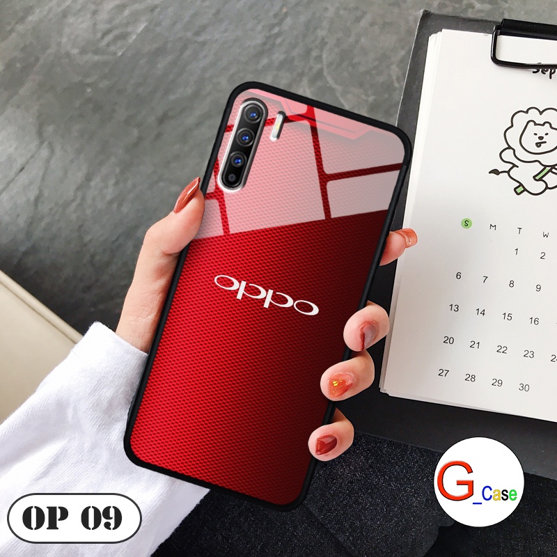 Ốp lưng Oppo Reno 3 / A91  - in hình 3D Logo điện thoại