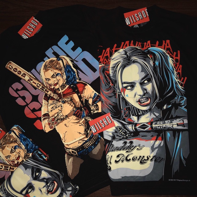 (M, L, XL) ÁO HARLEY QUINN SUICIDE SQUAD - ÁO DC IN 3D - ÁO THUN UNISEX (JOKER)