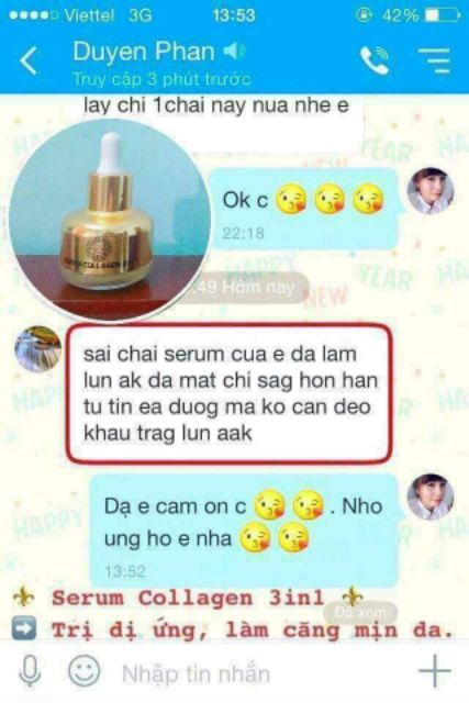 SERUM COLLAGEN 3IN 1(Mỹ phẩm SICA WHITE)