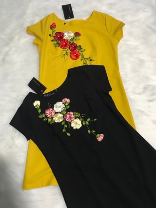Đầm ruy băng size M Dưới 57kg