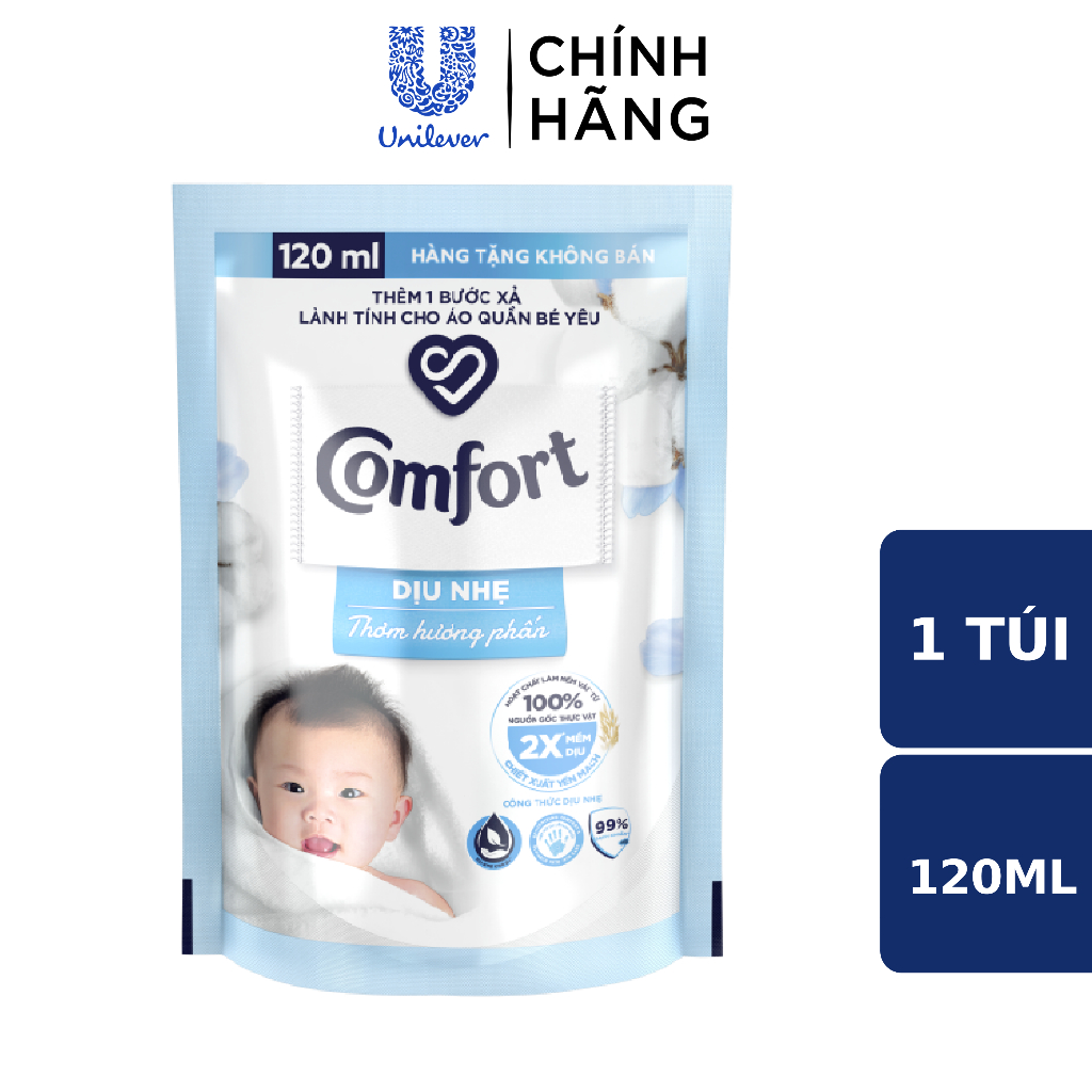 [HC Gift] Nước Xả Vải Comfort Dịu Nhẹ 120ML (mẫu ngẫu nhiên)