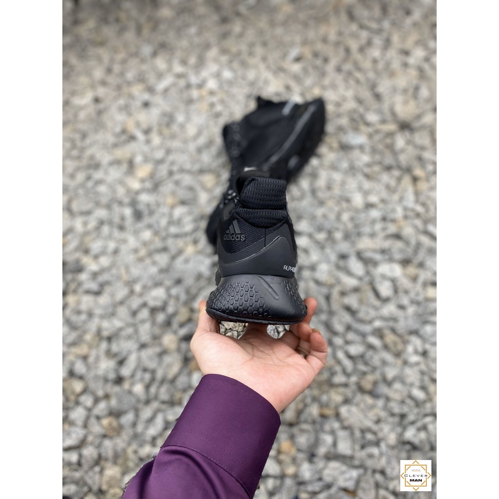 Giày thể thao sneaker nam nữ ALPHABOUNCE instinct M 2020 full đen