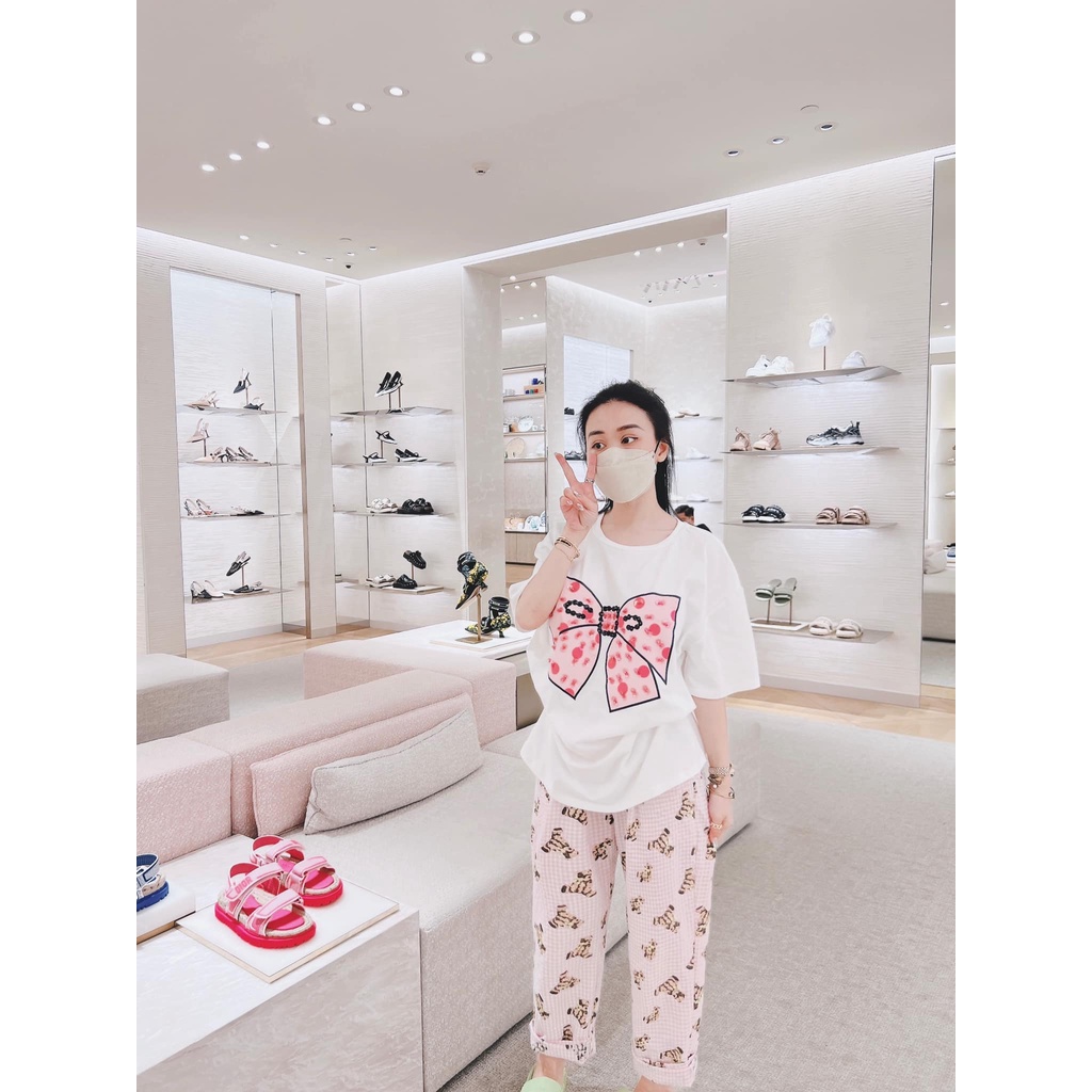 Áo nơ đính kim sa TL