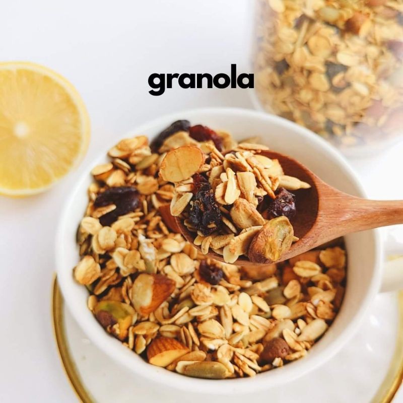 Granola vị Vanila ( Tặng giáo án tập và chế độ ăn)