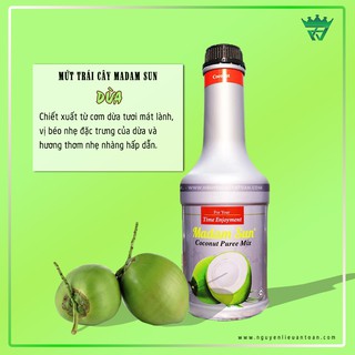 Mứt Madam Sun Dừa 1 Lít Nguyên Chất