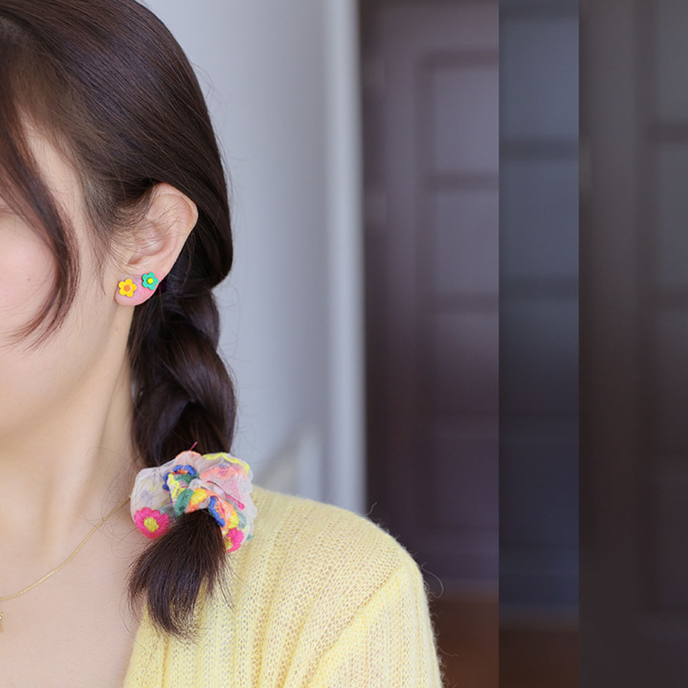 Hoa tai dễ thương đầy màu sắc với nhiều kiểu tùy chọn