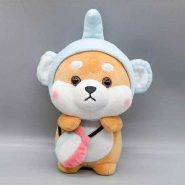 [FREESHIP - HÀNG LOẠI 1] Gấu bông gối ôm chú chó Shiba Cosplay đáng yêu nghộ nghĩnh