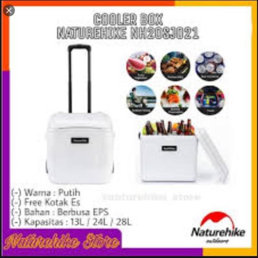 Thùng đựng đá Naturehike NH20SJ021 có bánh xe, tay cầm sử dụng tiện lợi