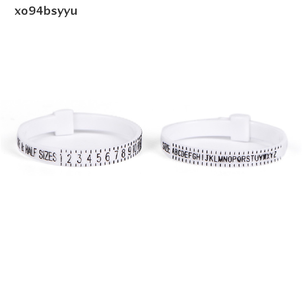 [Xo94Bsyu] Thước Đo Kích Thước Nhẫn Đeo Ngón Tay Dành Cho Nhẫn Cưới / Đính Hôn Mới.
