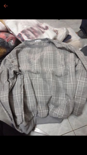 Hàng Sẵn_Áo ulzzang form rộng màu lưới tay phồng