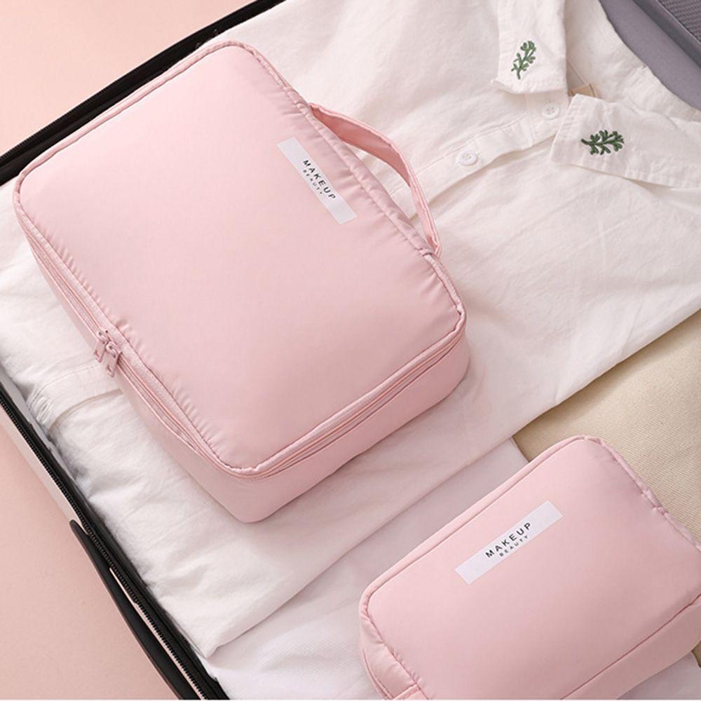 Túi Đựng Mỹ Phẩm / Đồ Vệ Sinh Cá Nhân Sức Chứa Lớn Có Khóa Kéo