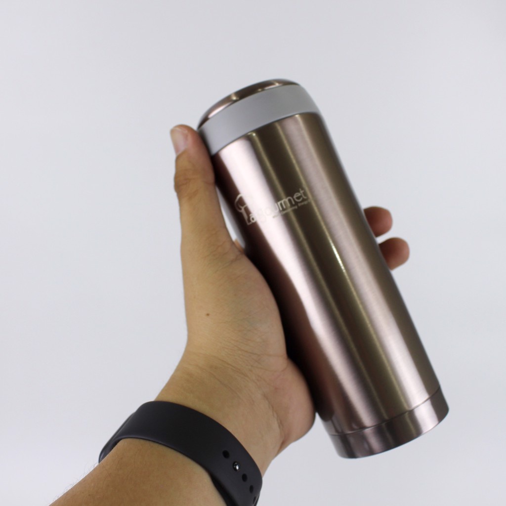 Bình giữ nhiệt thể thao La gourmet Sakura 350ml nâu đồng  - 302694