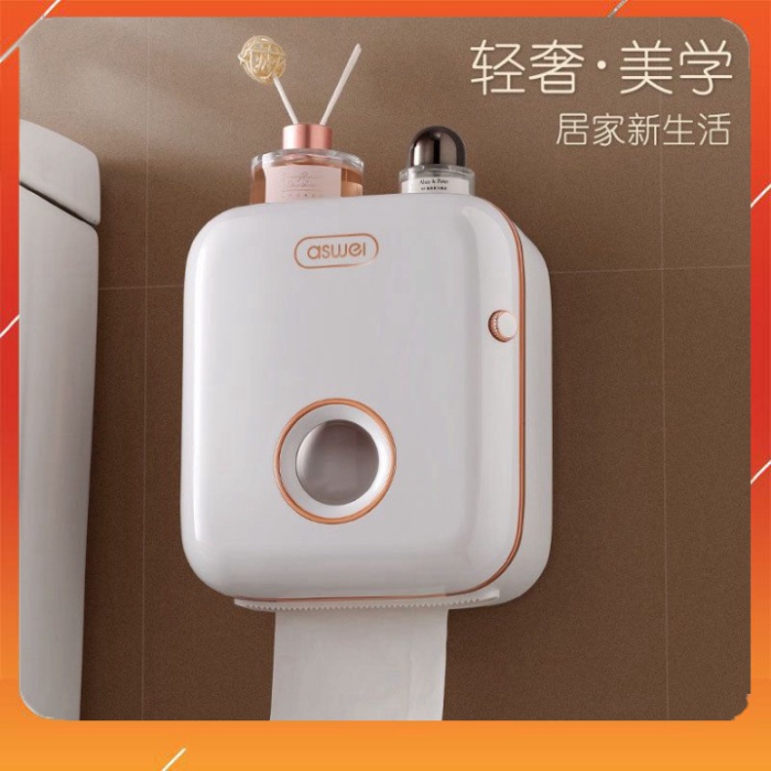 Hộp đựng giấy vệ sinh ASWEI mẫu mới 2022 không thấm nước AM