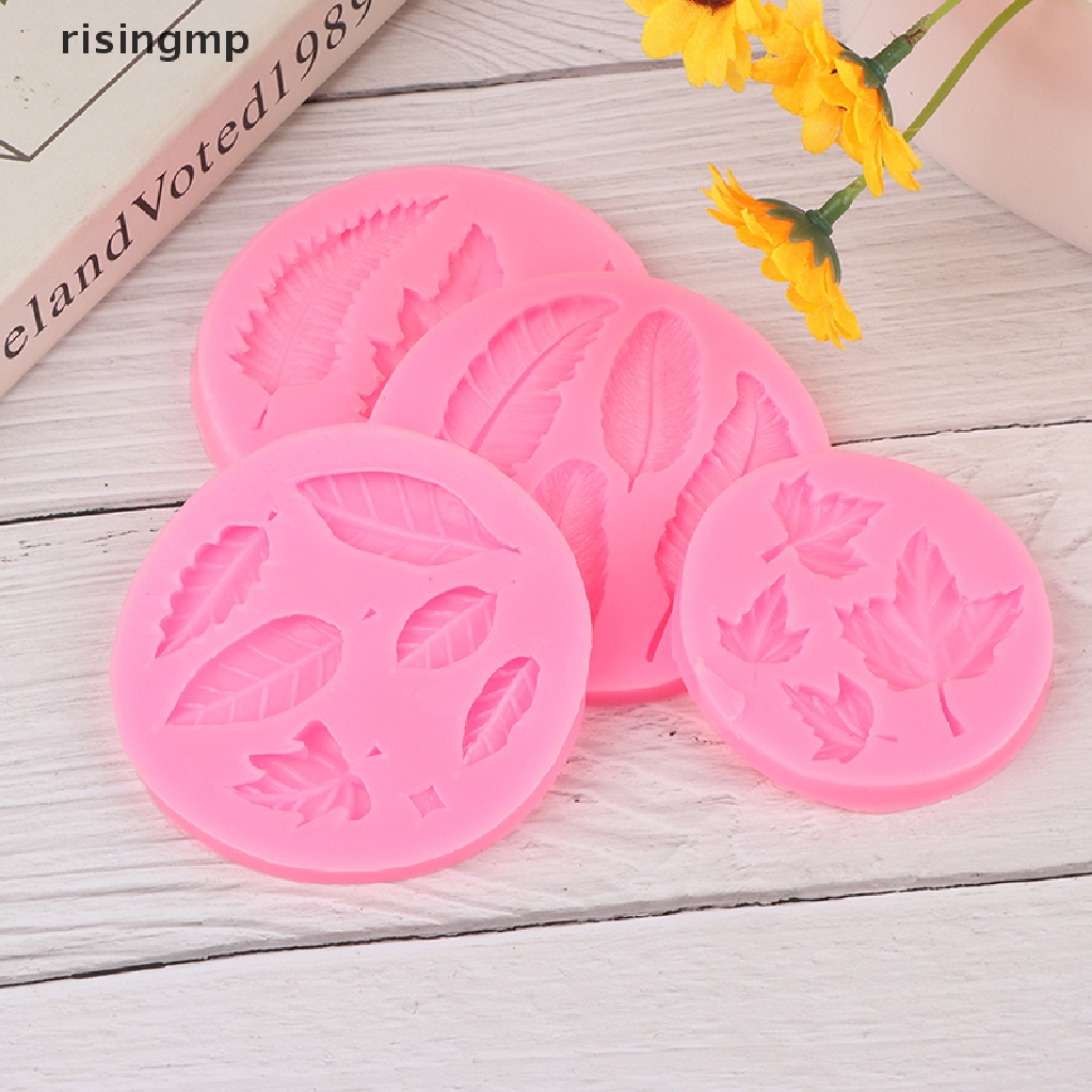 Khuôn Silicone Làm Kẹo Đường Hình Chiếc Lá DIY ♨Trên đó