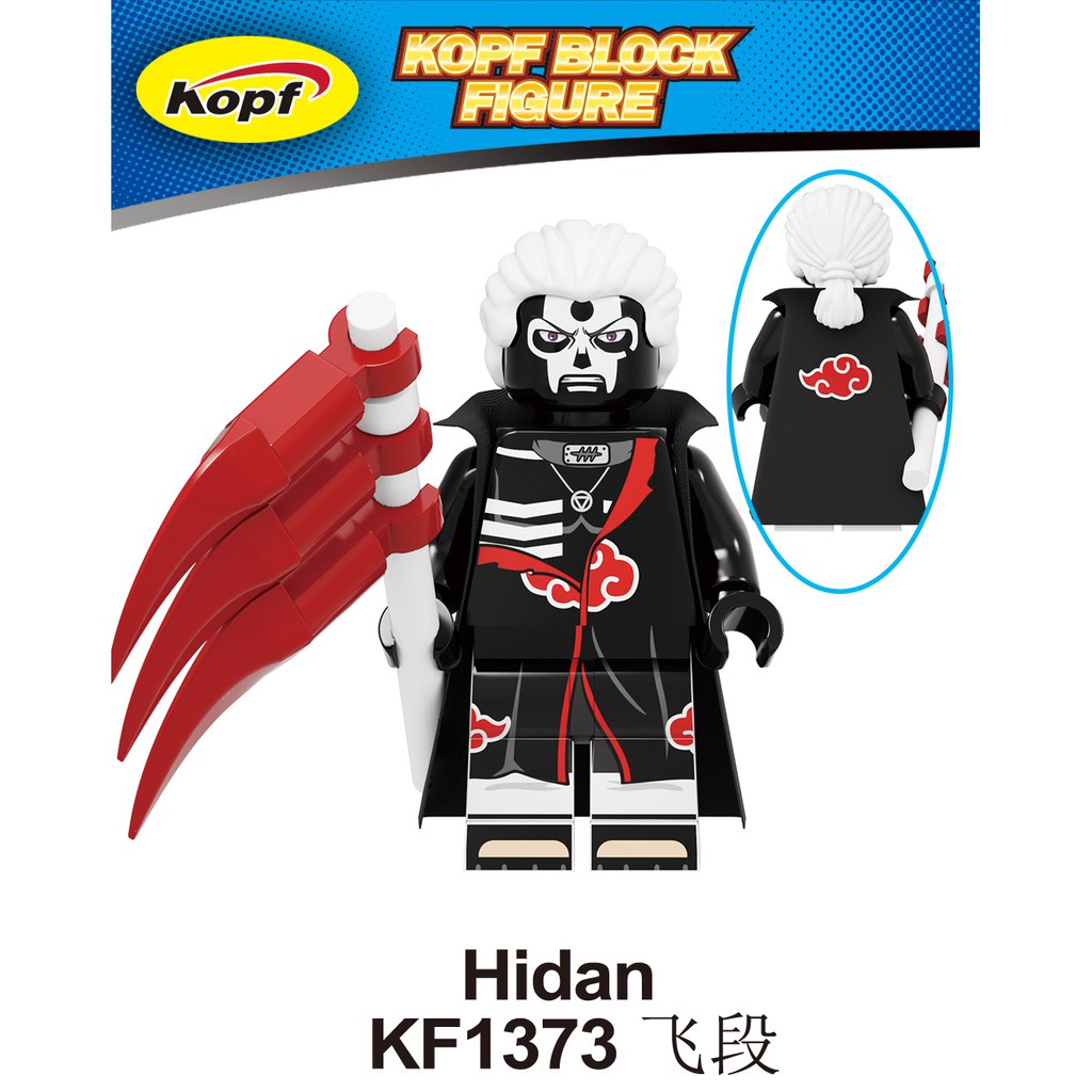 Full Set 8 Minifigures Các Nhân Vật Naruto : Hinata, Killer Bee, Choji KF6119 - Đồ Chơi Lắp Ráp [C19]