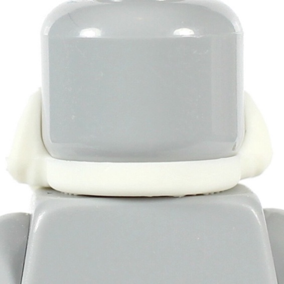 Phụ Kiện LEGO Râu Trắng Ngắn / Ria Mép / Râu Ông Già Noel ID 4610044 93223