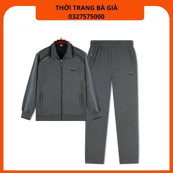 Bộ Quần Áo Nỉ Nam Trung Niên Trung Tuổi Chất Đẹp Hảng Quảng Châu 90kg