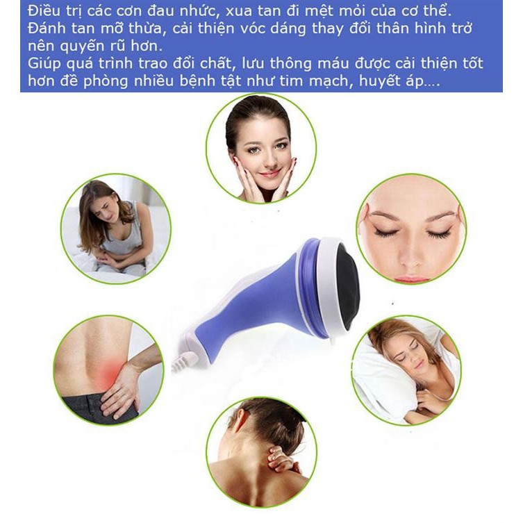 Máy Massage Cầm Tay Relax &amp; Spin Tone 5 Đầu