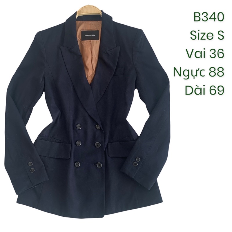 Áo khoác blazer nữ B340 2hand Hàn si tuyển ảnh thật