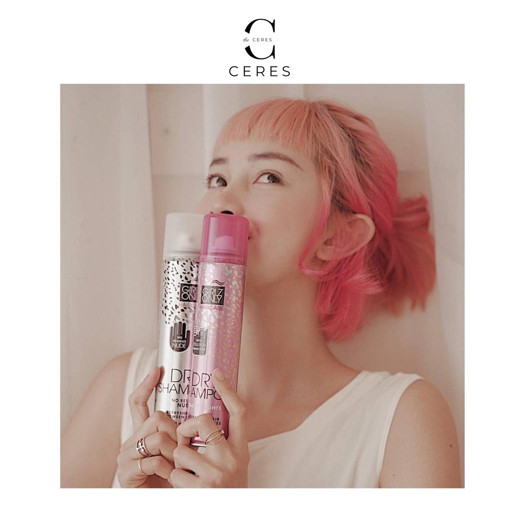 Dầu Gội Khô Girlz Only Dry Shampoo Dazzling Volume 200ml