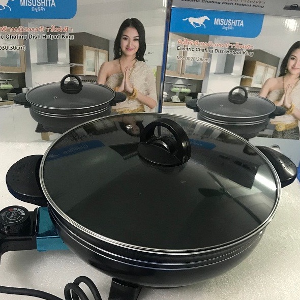 CHẢO ĐIỆN ĐA NĂNG CHIÊN, XÀO, NẤU LOẠI TO 28 CM