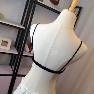 Bralette lụa viền ren