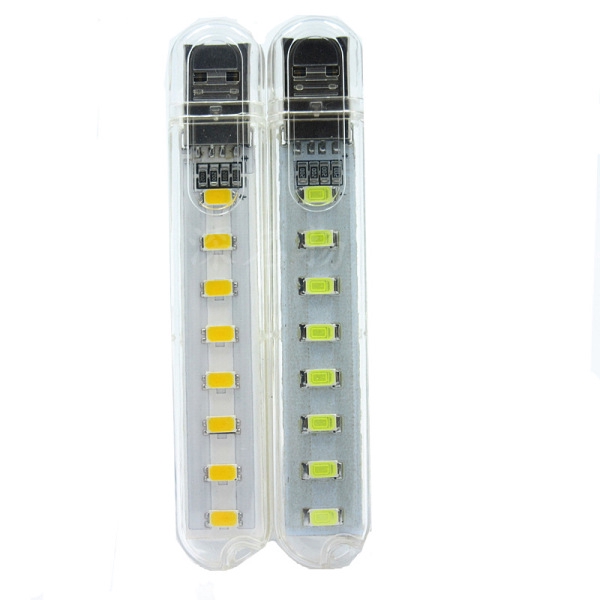 Đèn LED 8 bóng 5V đọc sách ban đêm gắn usb máy tính và laptop tiện lợi