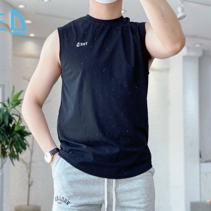 Áo Ba Lỗ Nam Tanktop The D Dáng Regular Chất Liệu Cotton Mềm Mịn, Thoáng Mát, Thấm Hút Mồ Hôi Tốt 5503