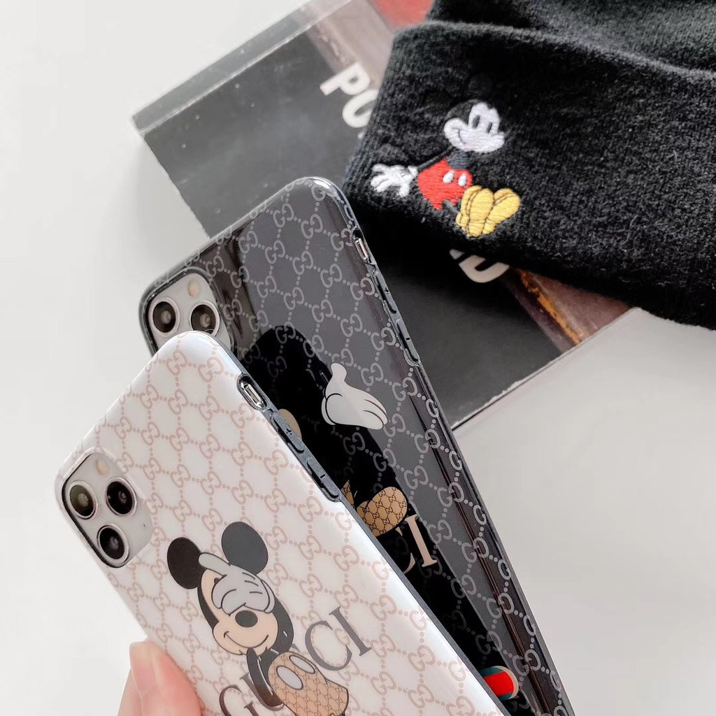 Ốp Điện Thoại Mềm Nhám Hình Chuột Mickey Cao Cấp Cho IPhone12 12ProMax 12Mini IPhone11 X XS XR XSmax 7+ 8 8+ | BigBuy360 - bigbuy360.vn