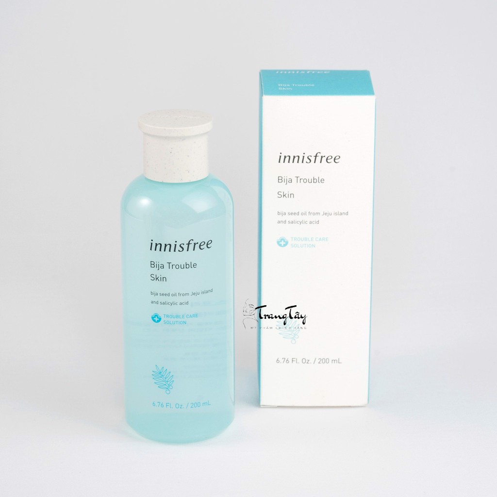 Toner Innisfree Bija Trouble Skin dành cho da mụn