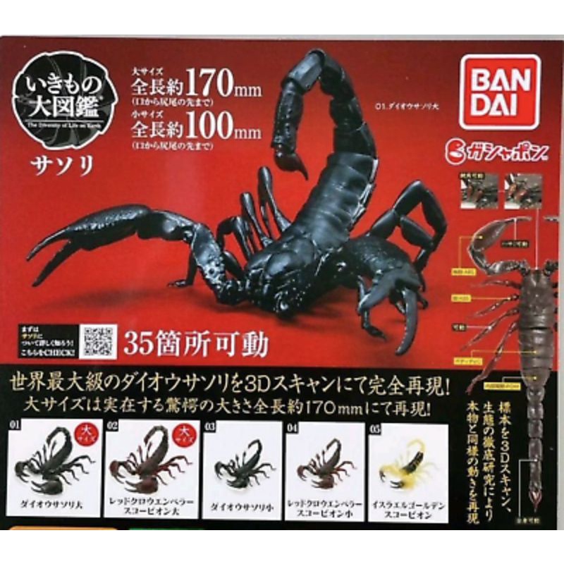 mô hình Bandai Gashapon Bọ Cạp chính hãng