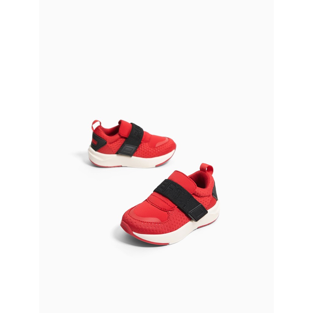Giày sneaker đỏ Zara size 20, 21, 22_hàng authentic