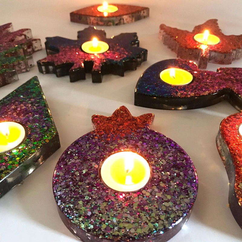 Khuôn Silicone Làm Nến Xà Phòng Hình Lá Phong