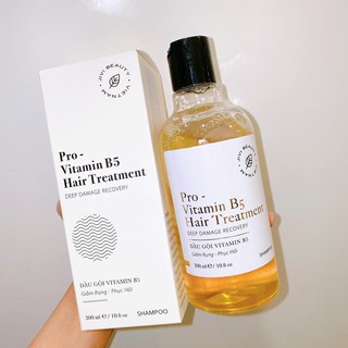 Dầu Gội Vitamin B5 JIVIBEAUTY làm sạch sâu, detox, giảm rụng tóc, kích mọc tóc 300ML